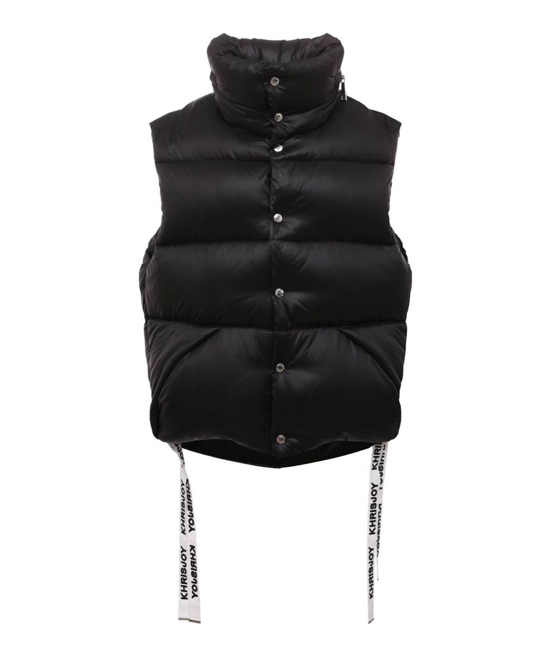 KHRISJOY Черный полиэстеровый жилет, фото 1