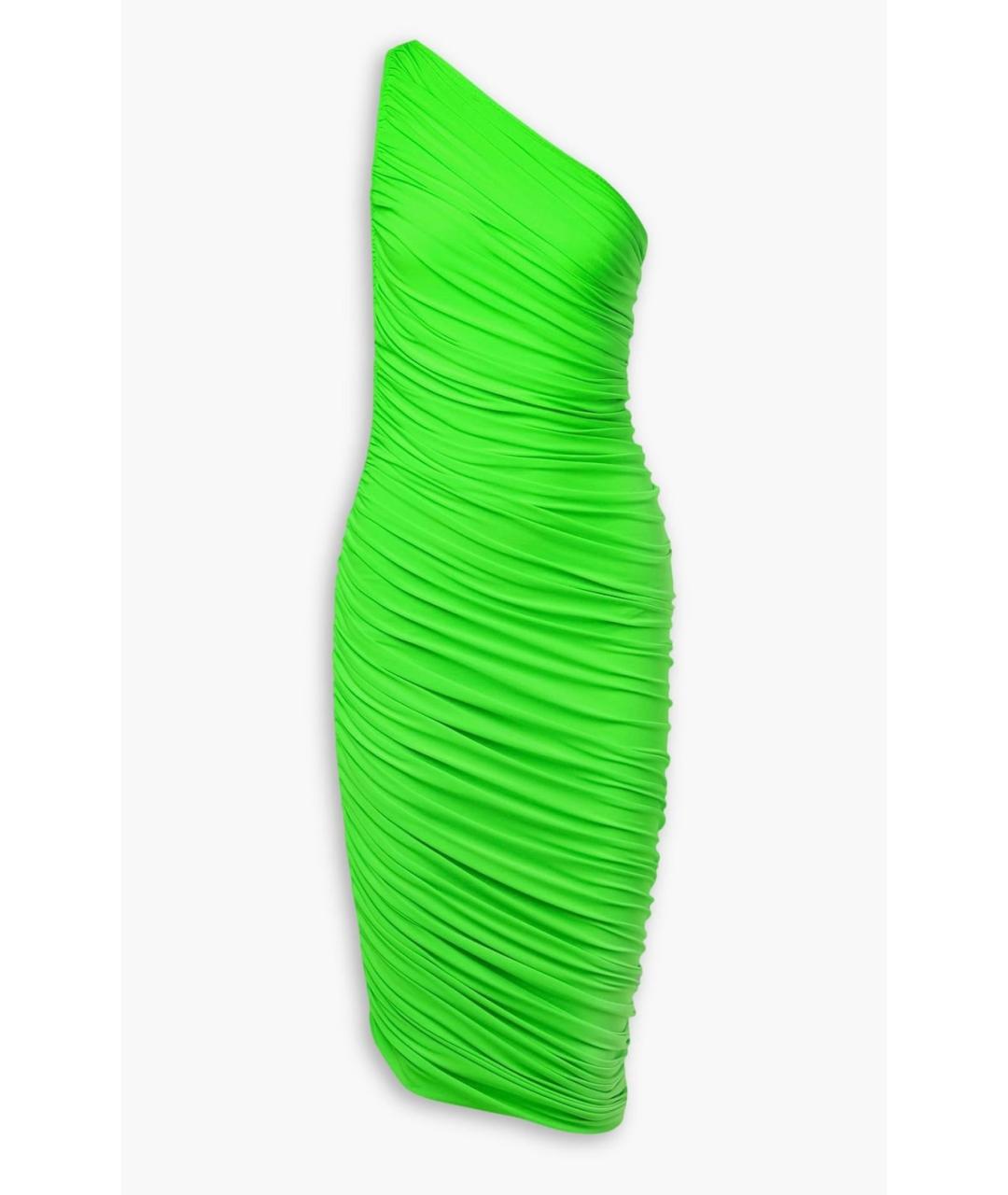 NORMA KAMALI Салатовыое коктейльное платье, фото 4