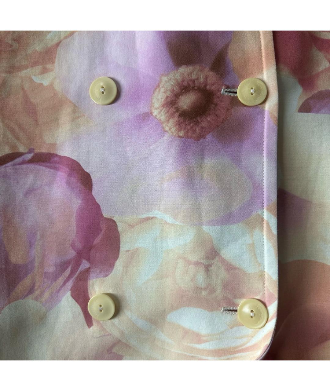 FERRAGAMO Розовый хлопковый тренч/плащ, фото 4