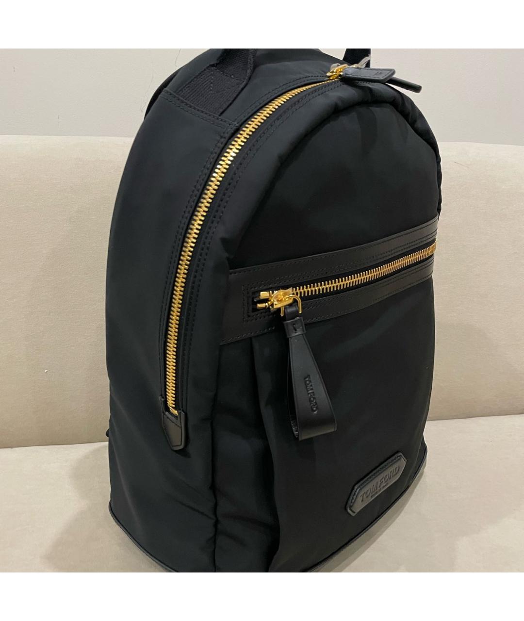 TOM FORD Черный синтетический рюкзак, фото 2