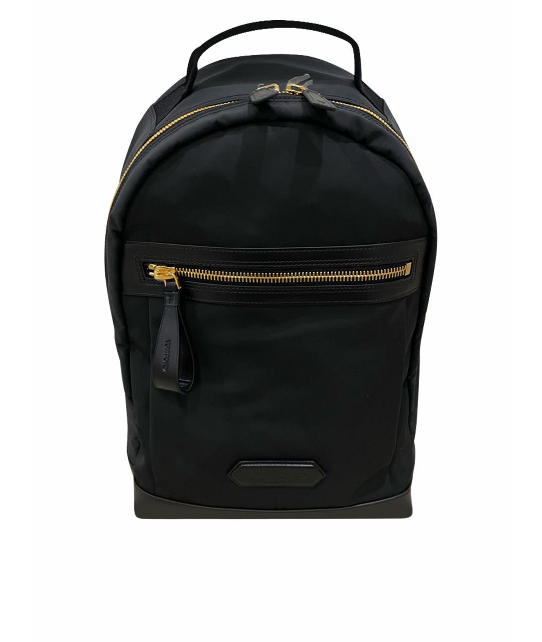 TOM FORD Черный синтетический рюкзак, фото 1