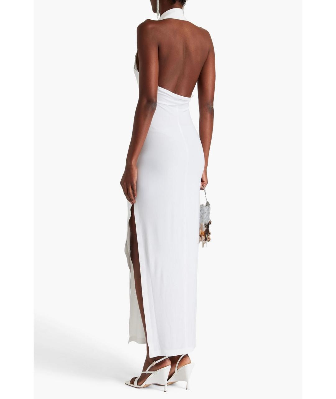 NORMA KAMALI Белое коктейльное платье, фото 3