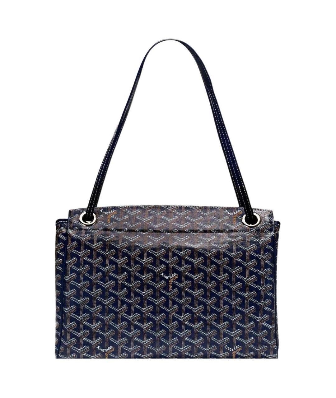 GOYARD Темно-синяя сумка через плечо, фото 4