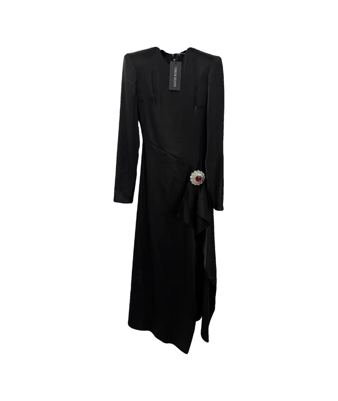 DAVID KOMA Черное вечернее платье, фото 1