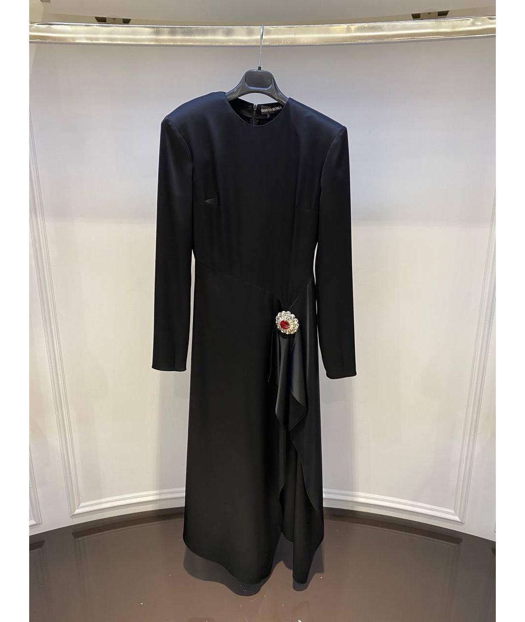 DAVID KOMA Черное вечернее платье, фото 2