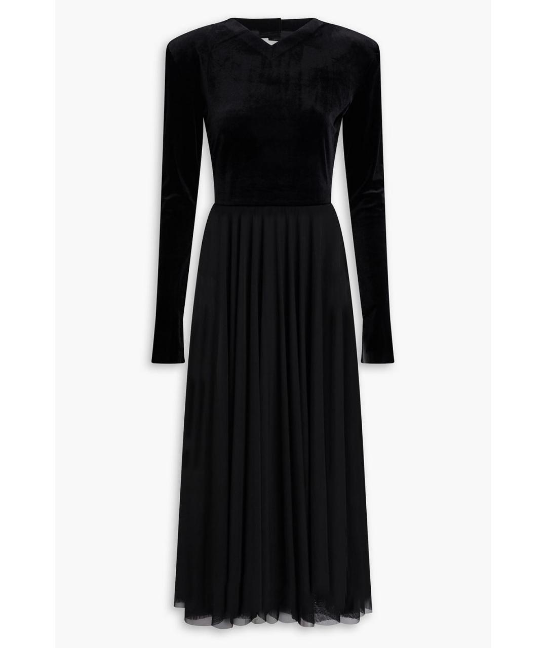 NORMA KAMALI Черное коктейльное платье, фото 4