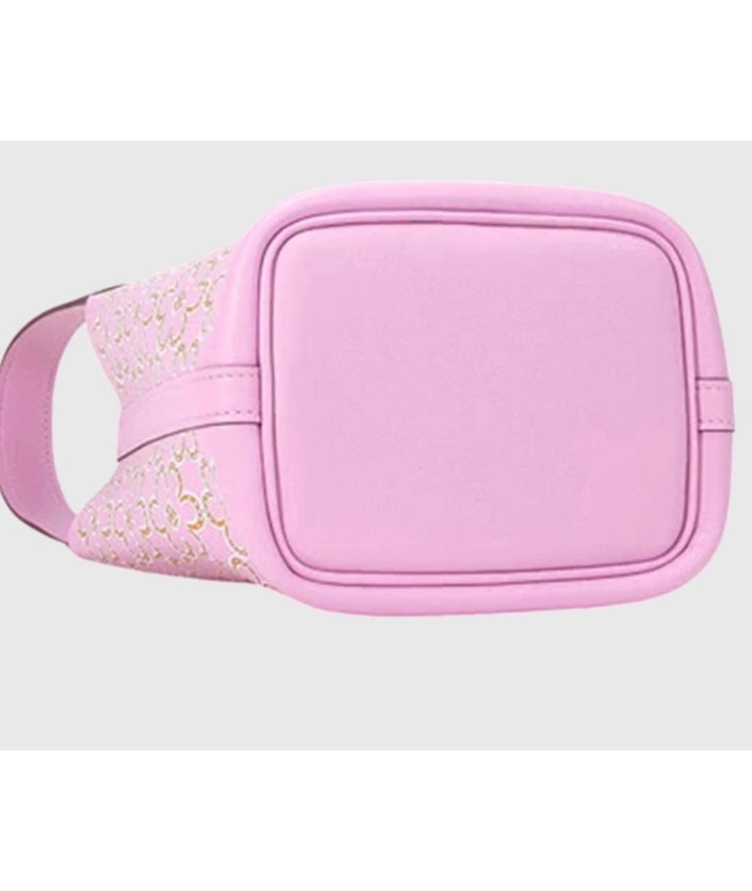 HERMES Розовая кожаная сумка тоут, фото 4