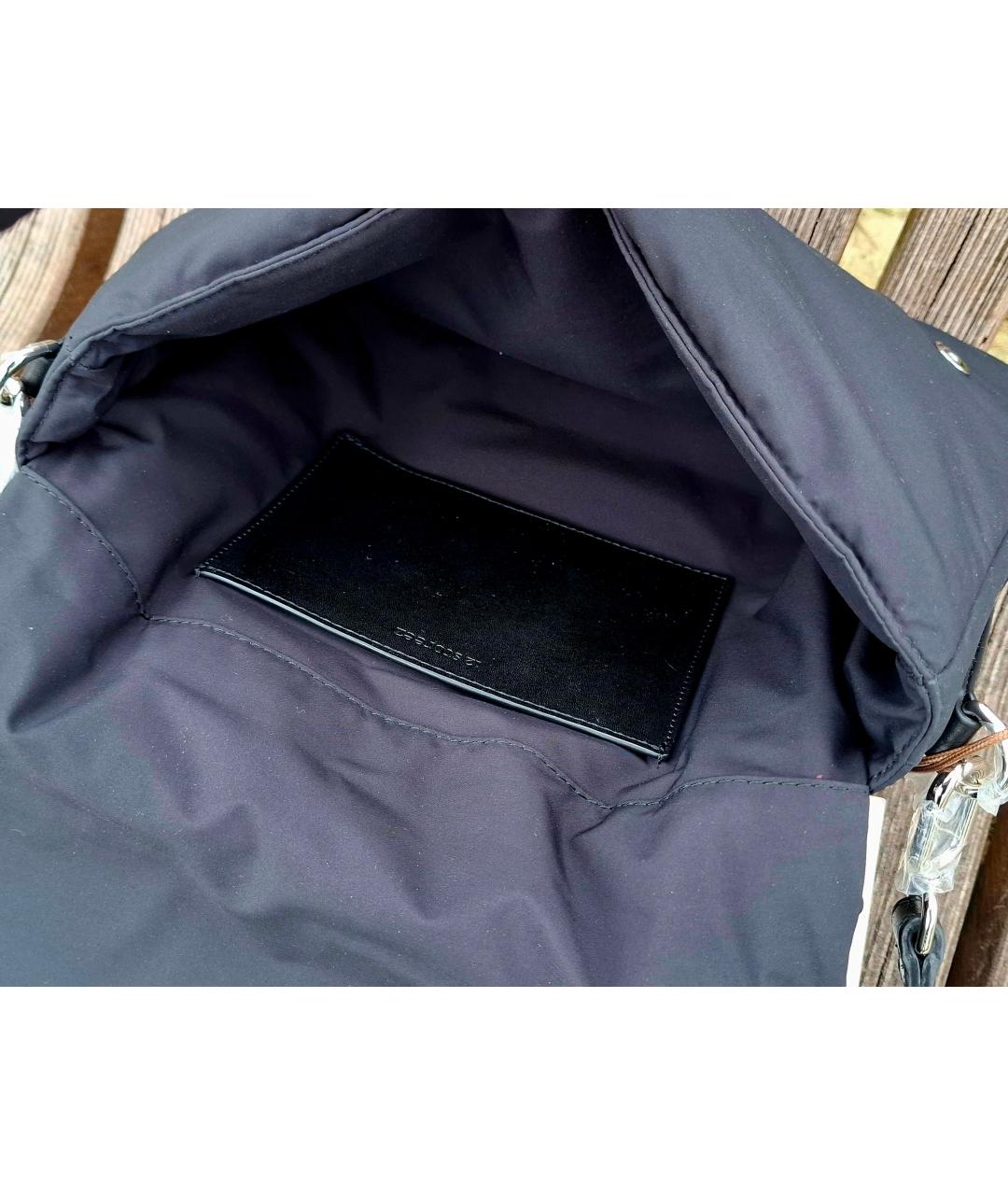 12 STOREEZ Черная тканевая сумка через плечо, фото 6