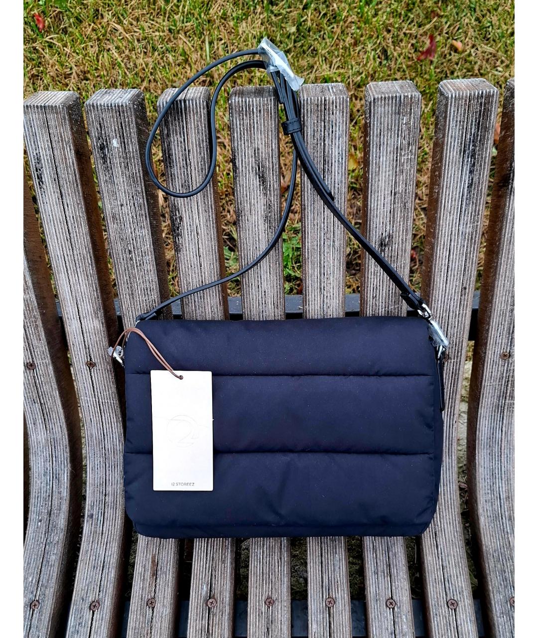 12 STOREEZ Черная тканевая сумка через плечо, фото 9