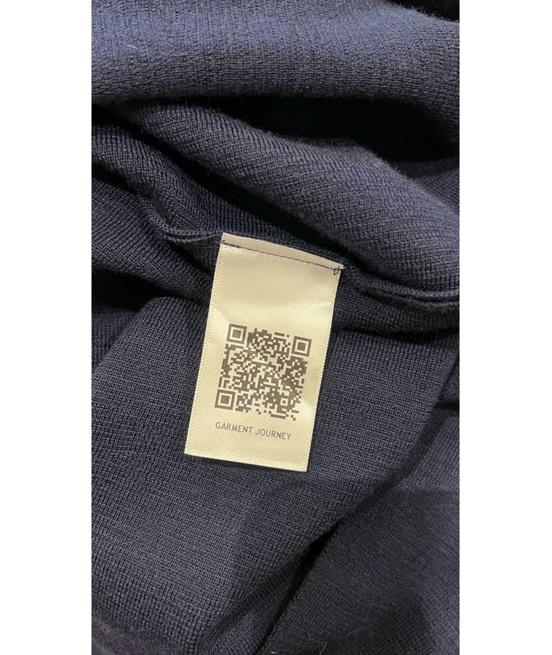 GABRIELA HEARST Темно-синее шерстяное повседневное платье, фото 4