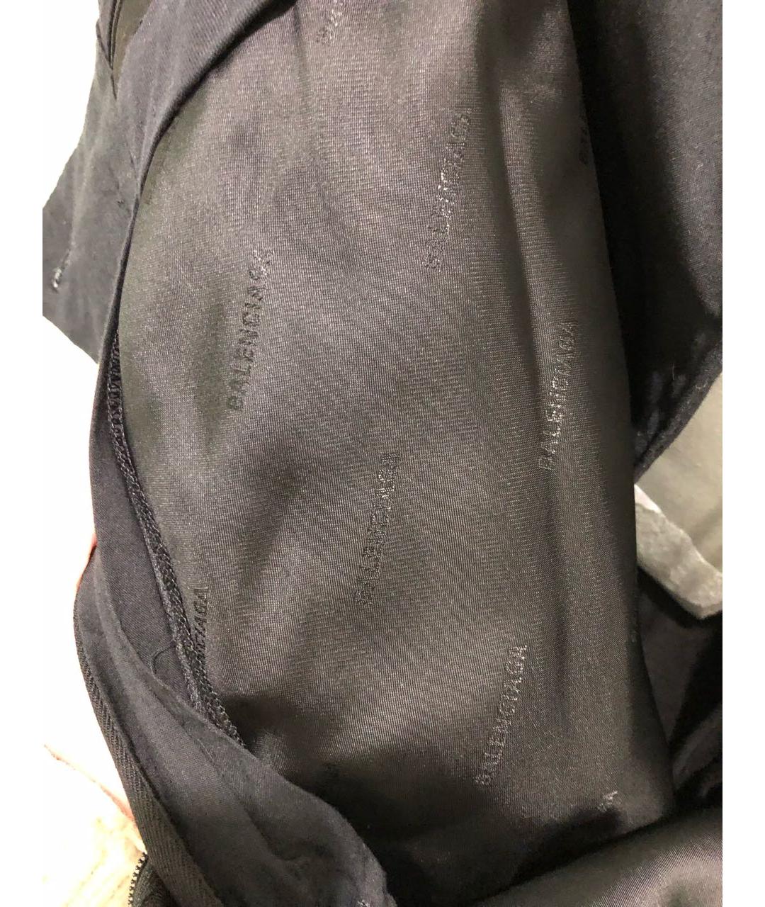 BALENCIAGA Черные шерстяные повседневные брюки, фото 8