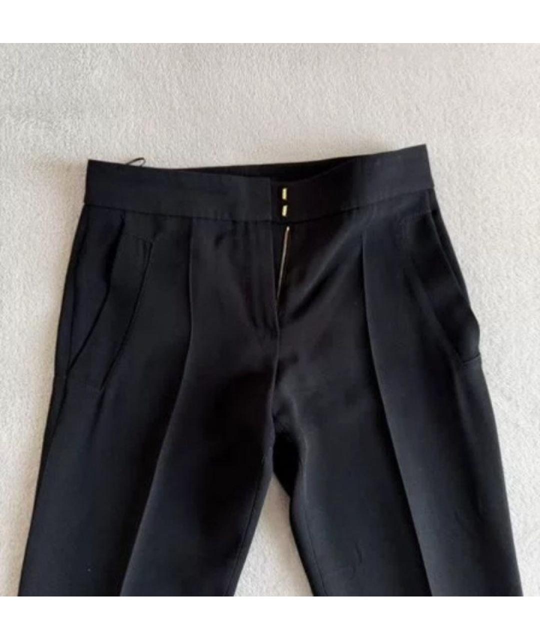 LOUIS VUITTON Черные шерстяные брюки узкие, фото 3