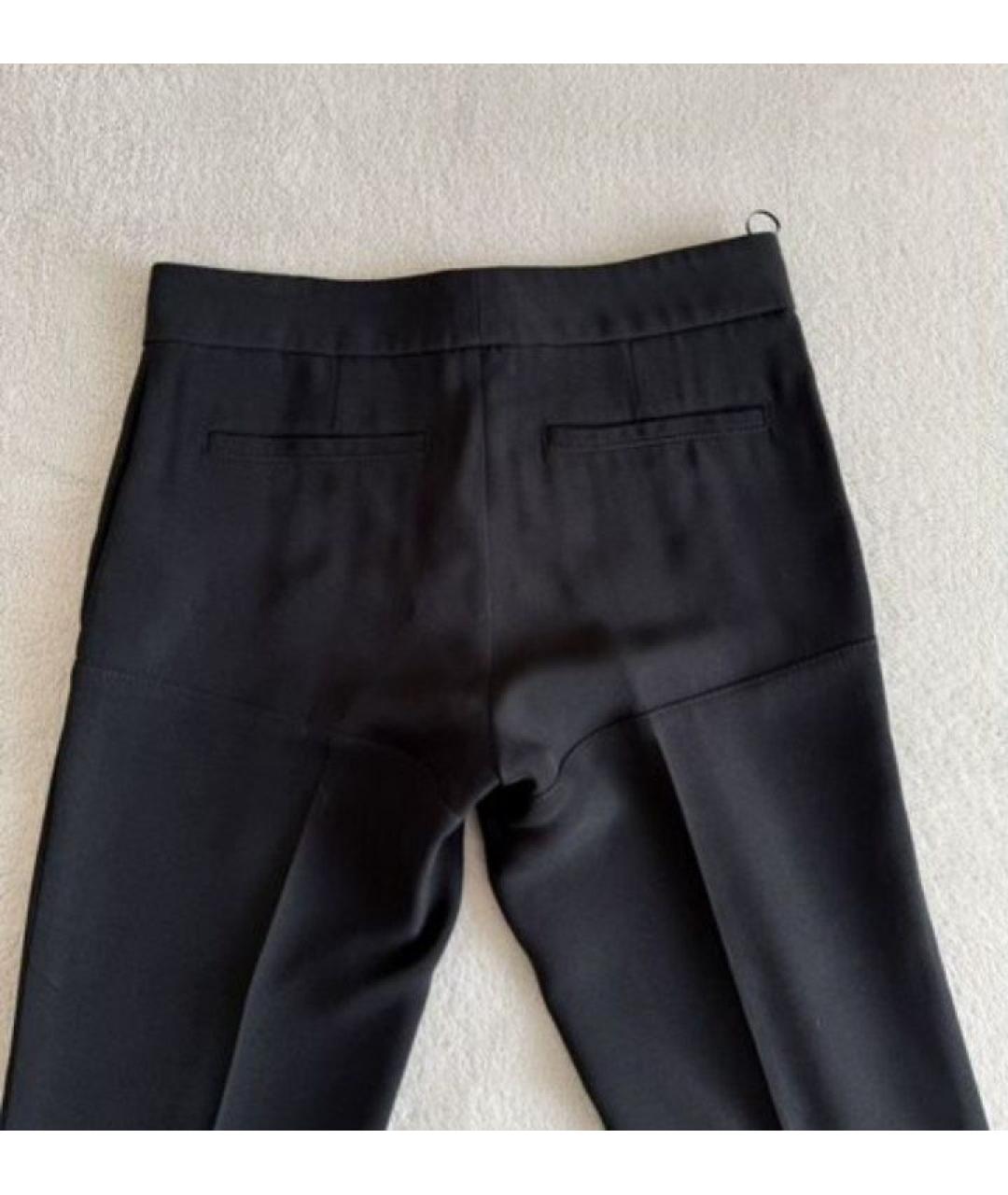 LOUIS VUITTON Черные шерстяные брюки узкие, фото 4