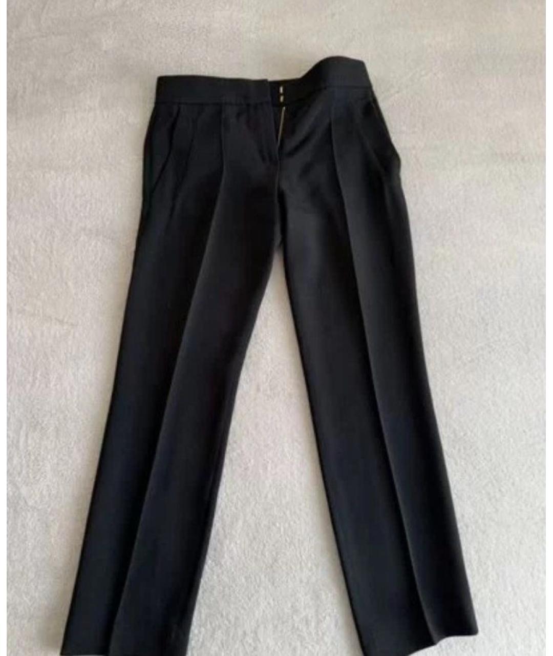 LOUIS VUITTON Черные шерстяные брюки узкие, фото 7