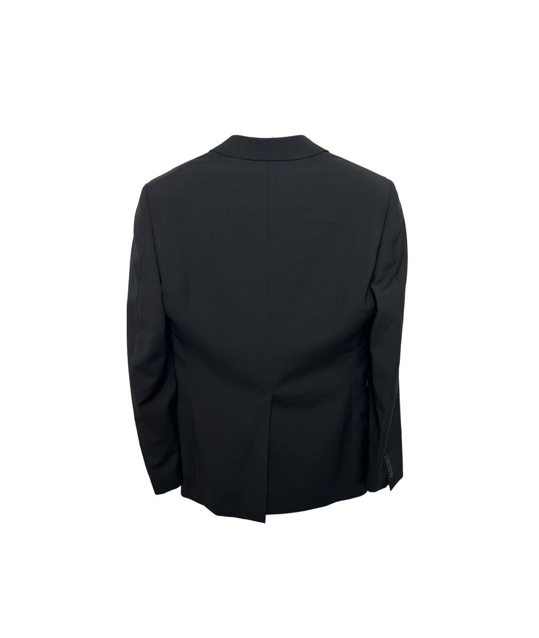 DOLCE&GABBANA Черный шерстяной пиджак, фото 3