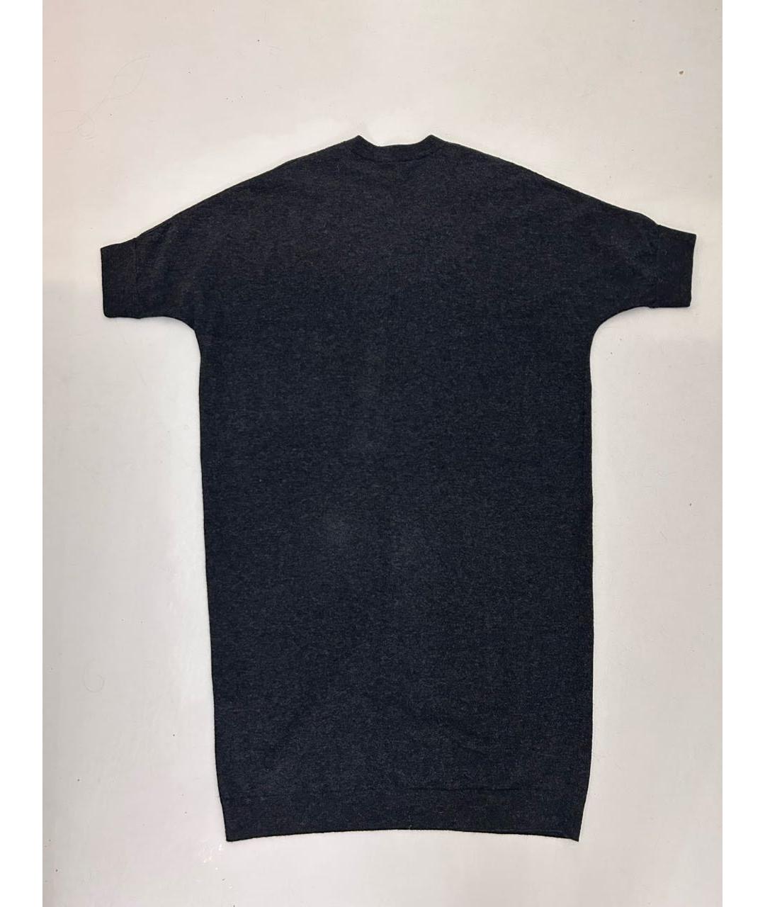 COS Серое шерстяное повседневное платье, фото 4