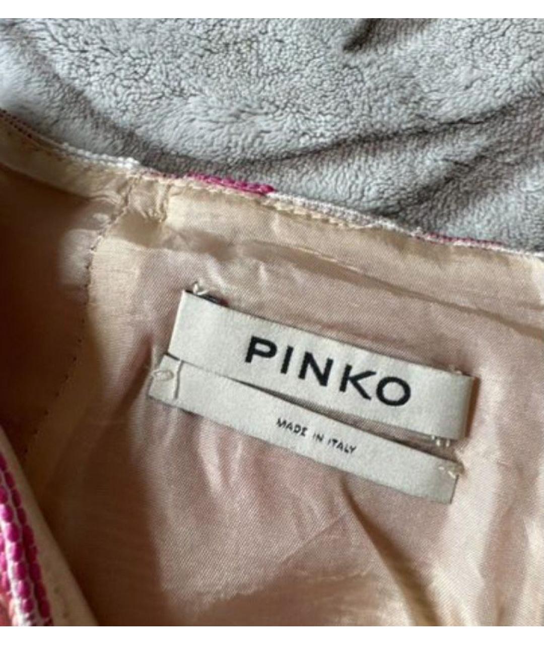 PINKO Мульти полиэстеровая юбка мини, фото 3