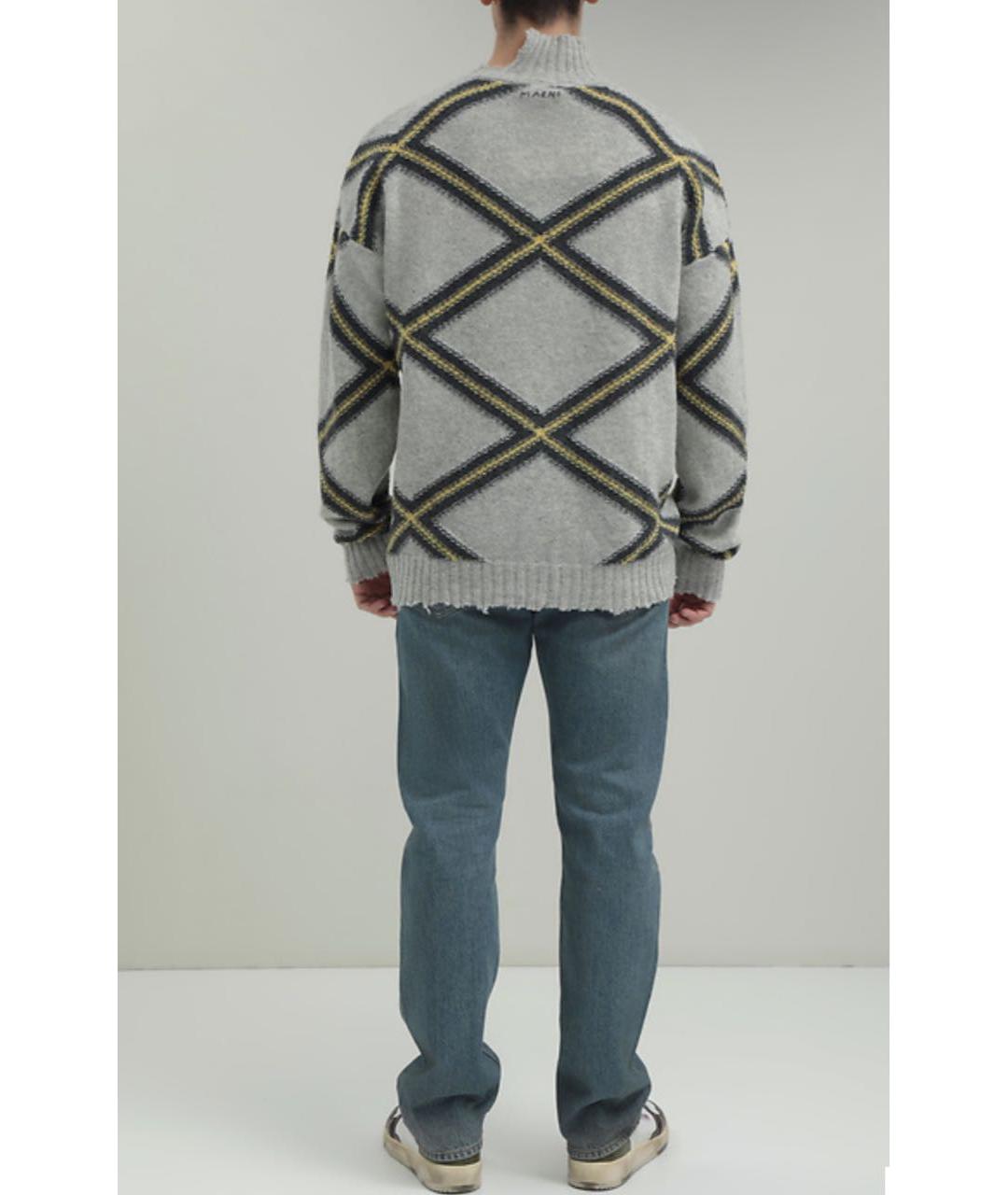 MARNI Бежевый шерстяной джемпер / свитер, фото 5