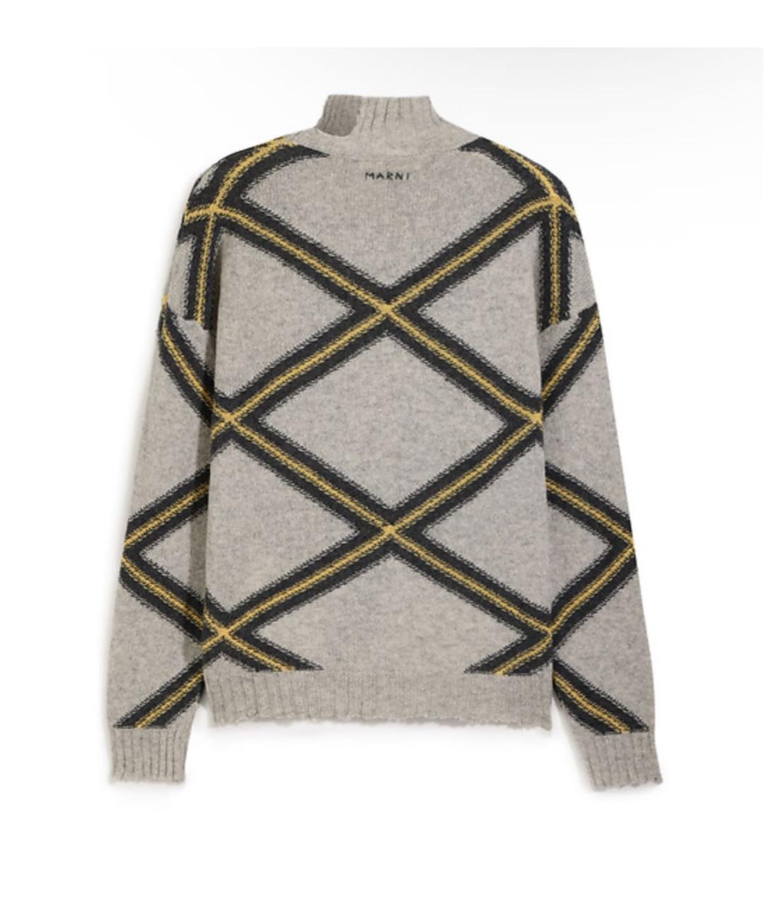 MARNI Бежевый шерстяной джемпер / свитер, фото 2