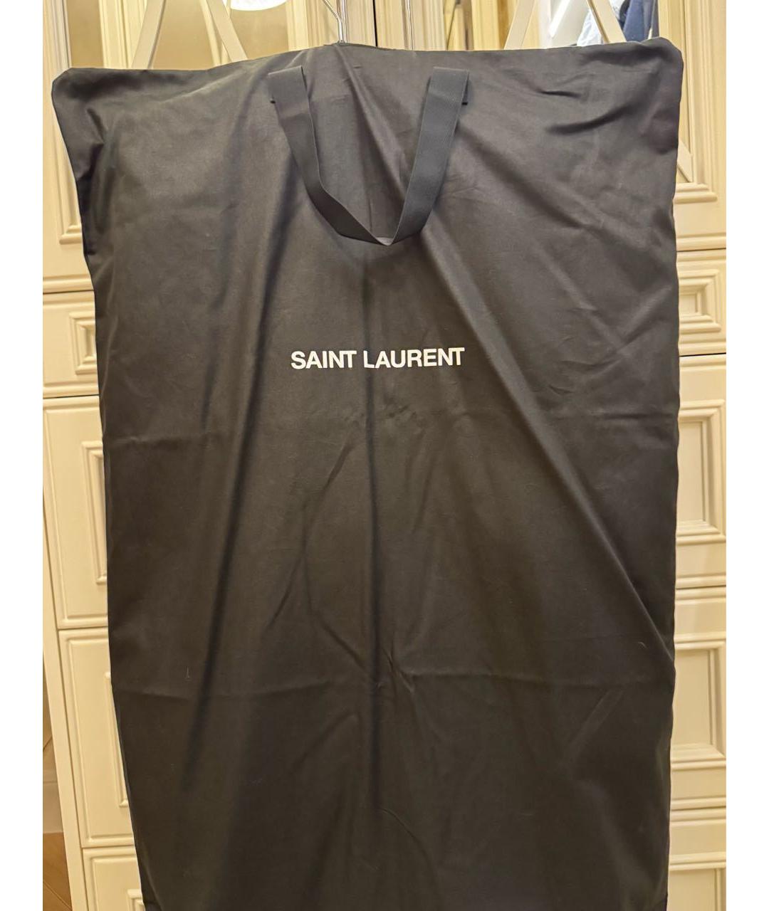 SAINT LAURENT Белый шерстяной жакет/пиджак, фото 8