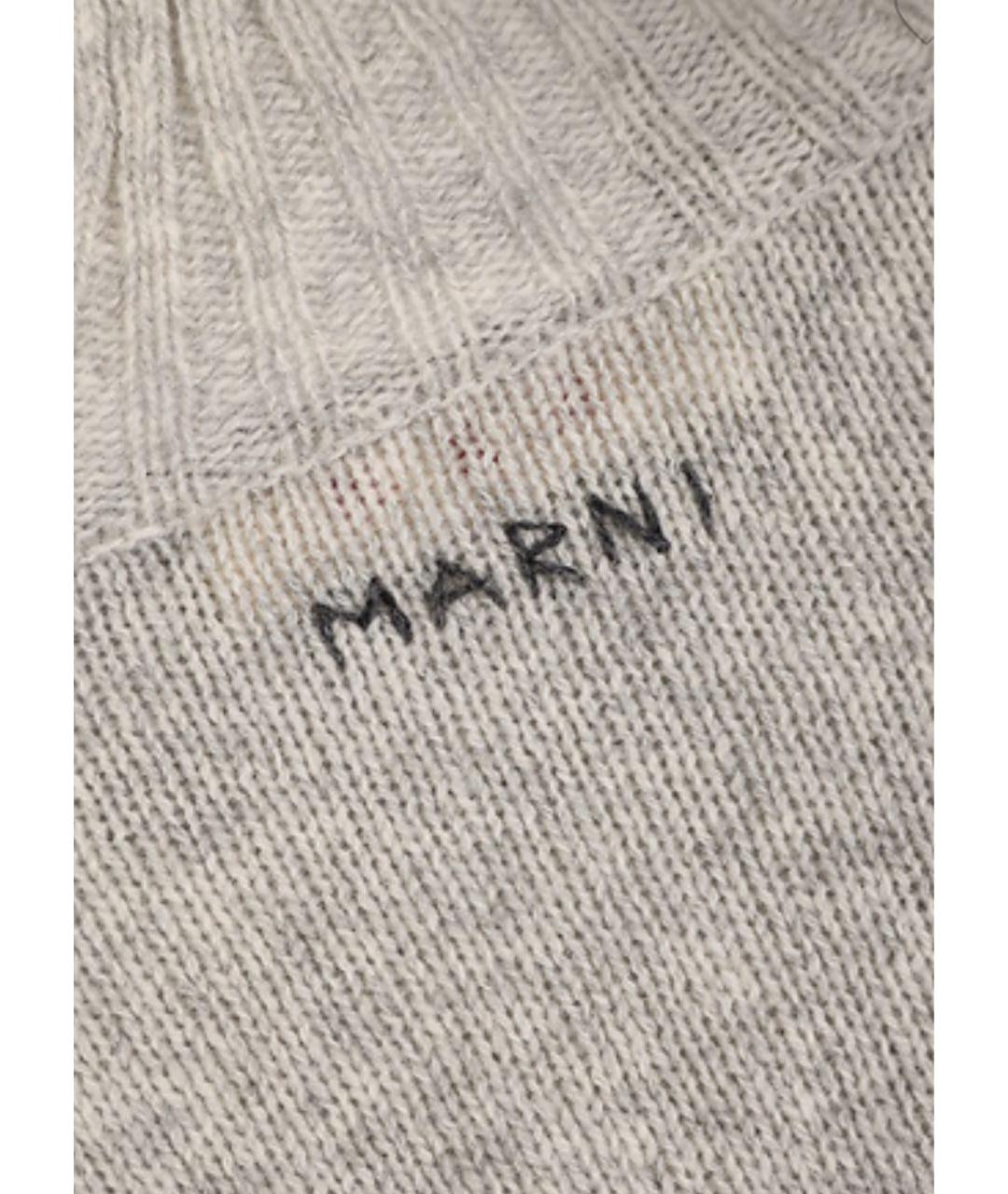 MARNI Бежевый шерстяной джемпер / свитер, фото 3