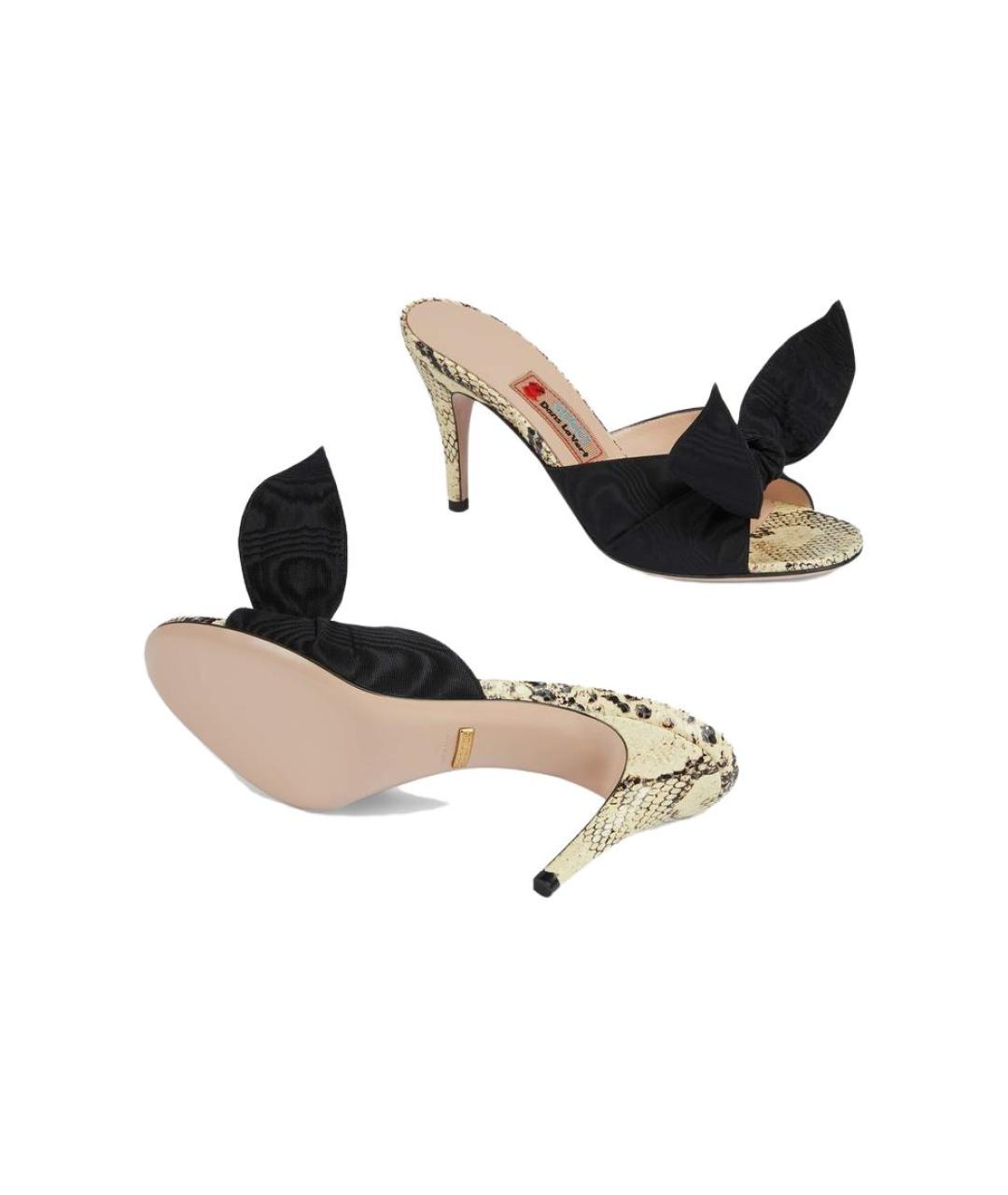 GUCCI Черные мюли, фото 5