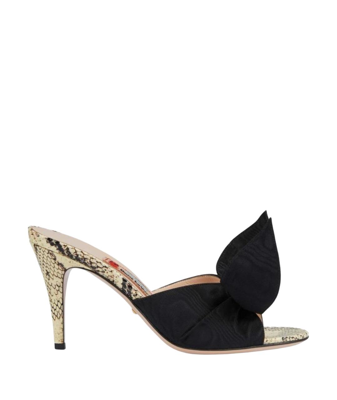 GUCCI Черные мюли, фото 1