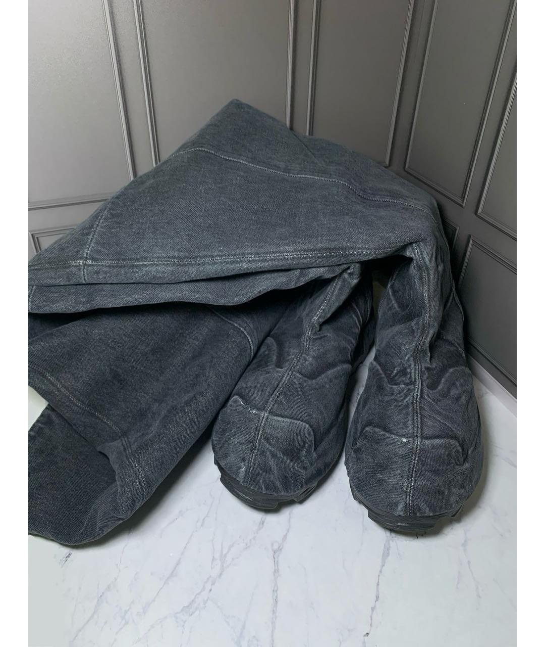 DIESEL Антрацитовые ботфорты, фото 4