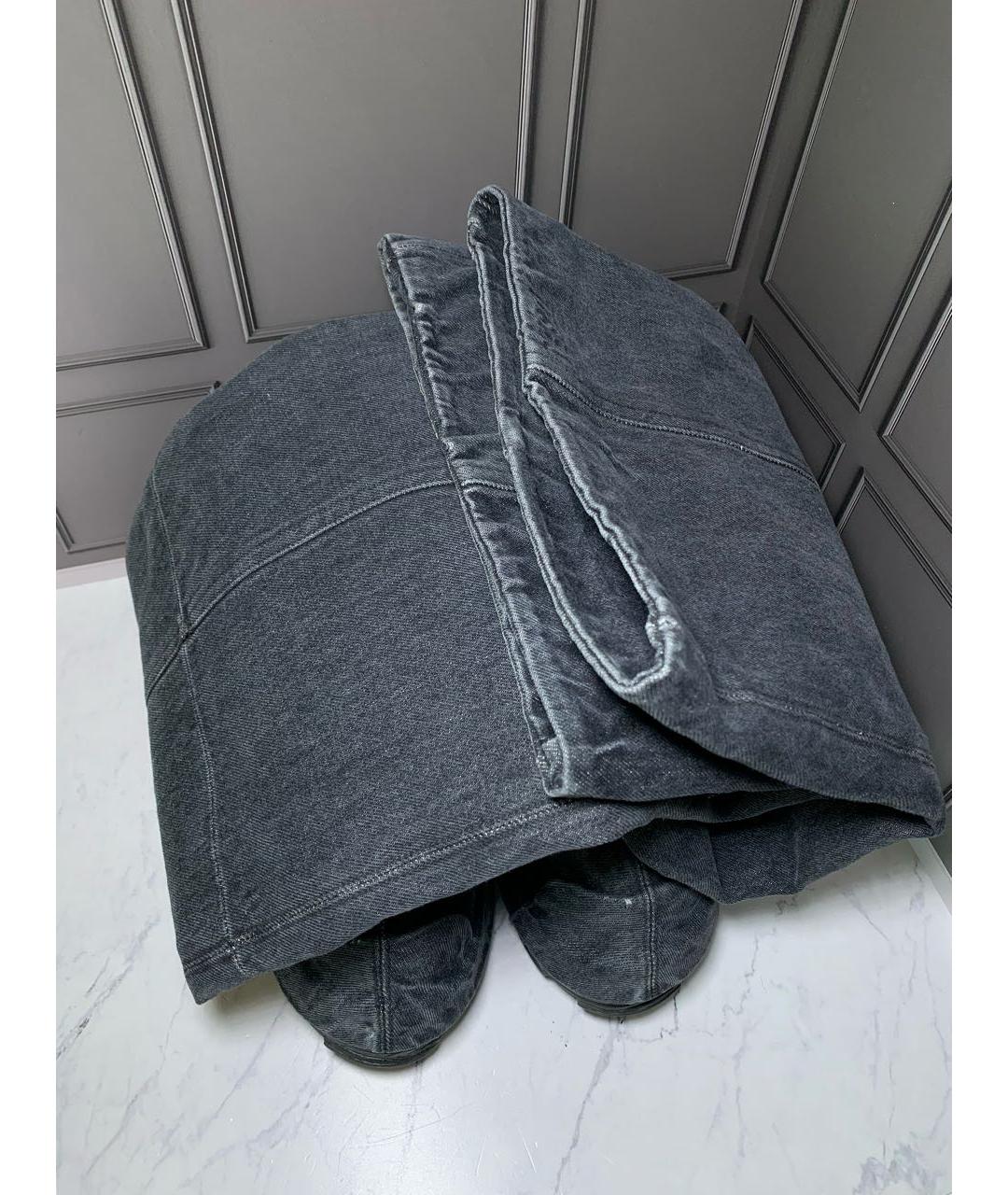 DIESEL Антрацитовые ботфорты, фото 8