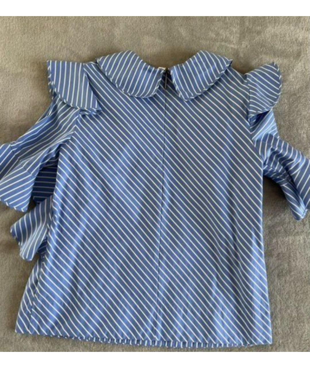 MSGM Голубая хлопковая рубашка, фото 2