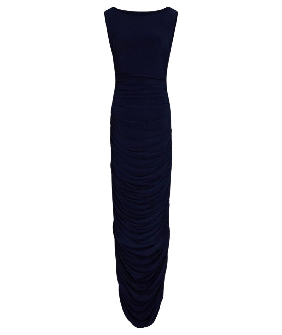 NORMA KAMALI Темно-синее коктейльное платье, фото 1