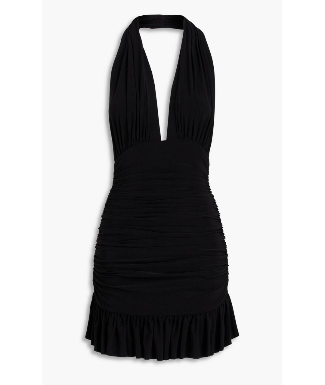 NORMA KAMALI Черное коктейльное платье, фото 4