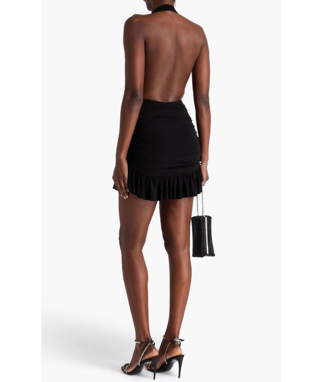 NORMA KAMALI Черное коктейльное платье, фото 3