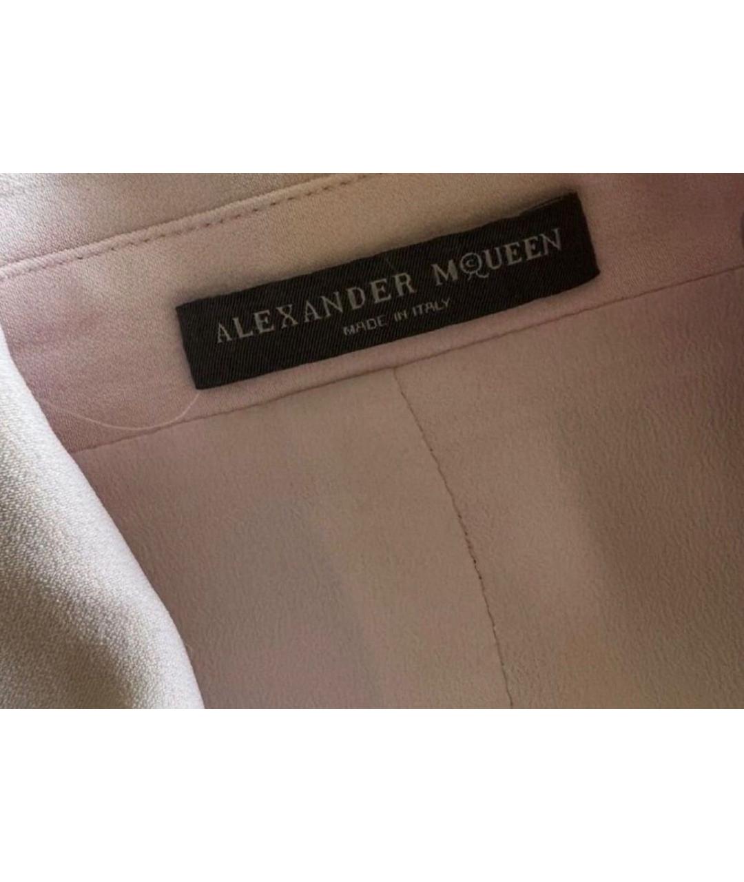 ALEXANDER MCQUEEN Розовый вискозный жилет, фото 3