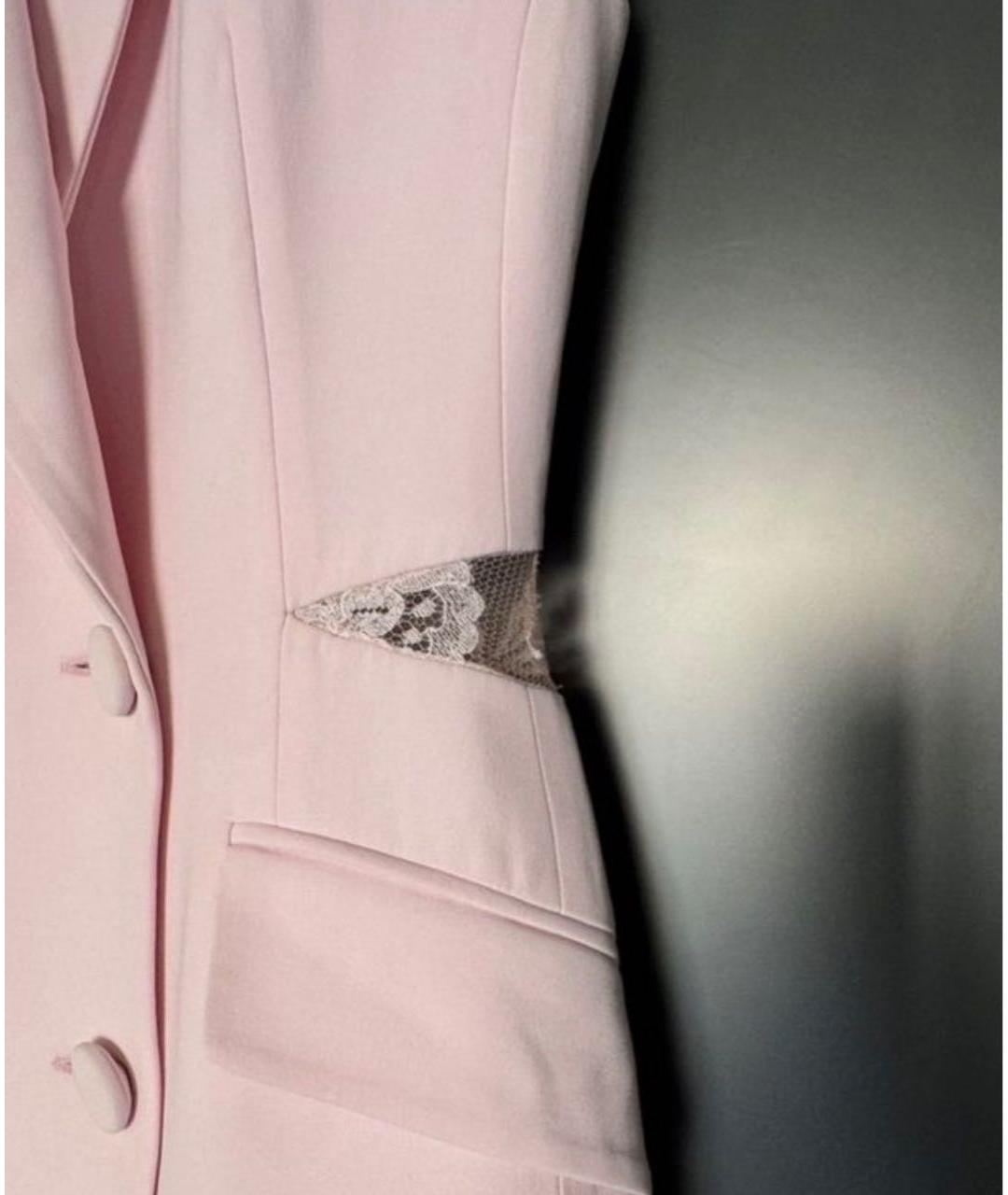 ALEXANDER MCQUEEN Розовый вискозный жилет, фото 7