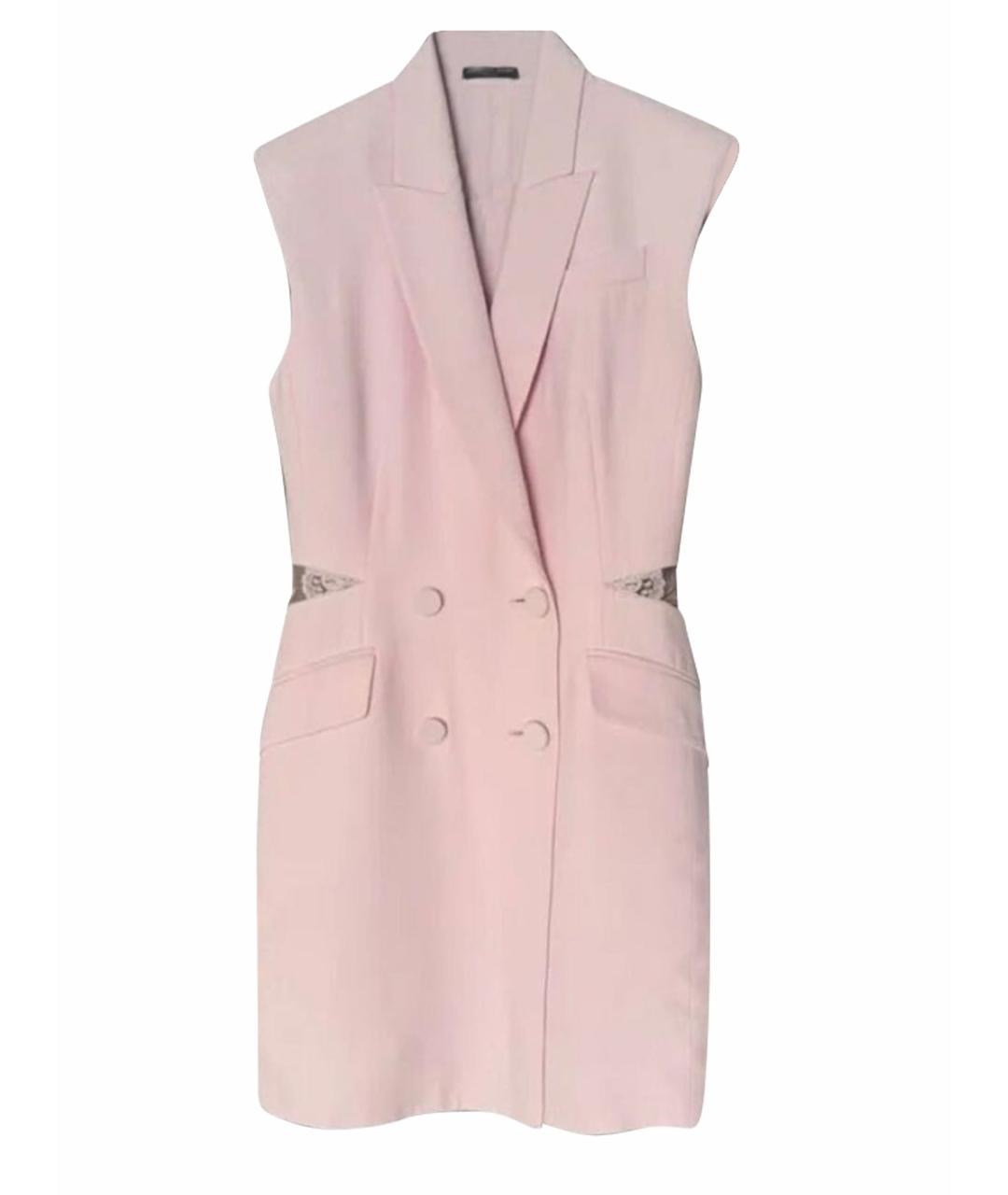 ALEXANDER MCQUEEN Розовый вискозный жилет, фото 1
