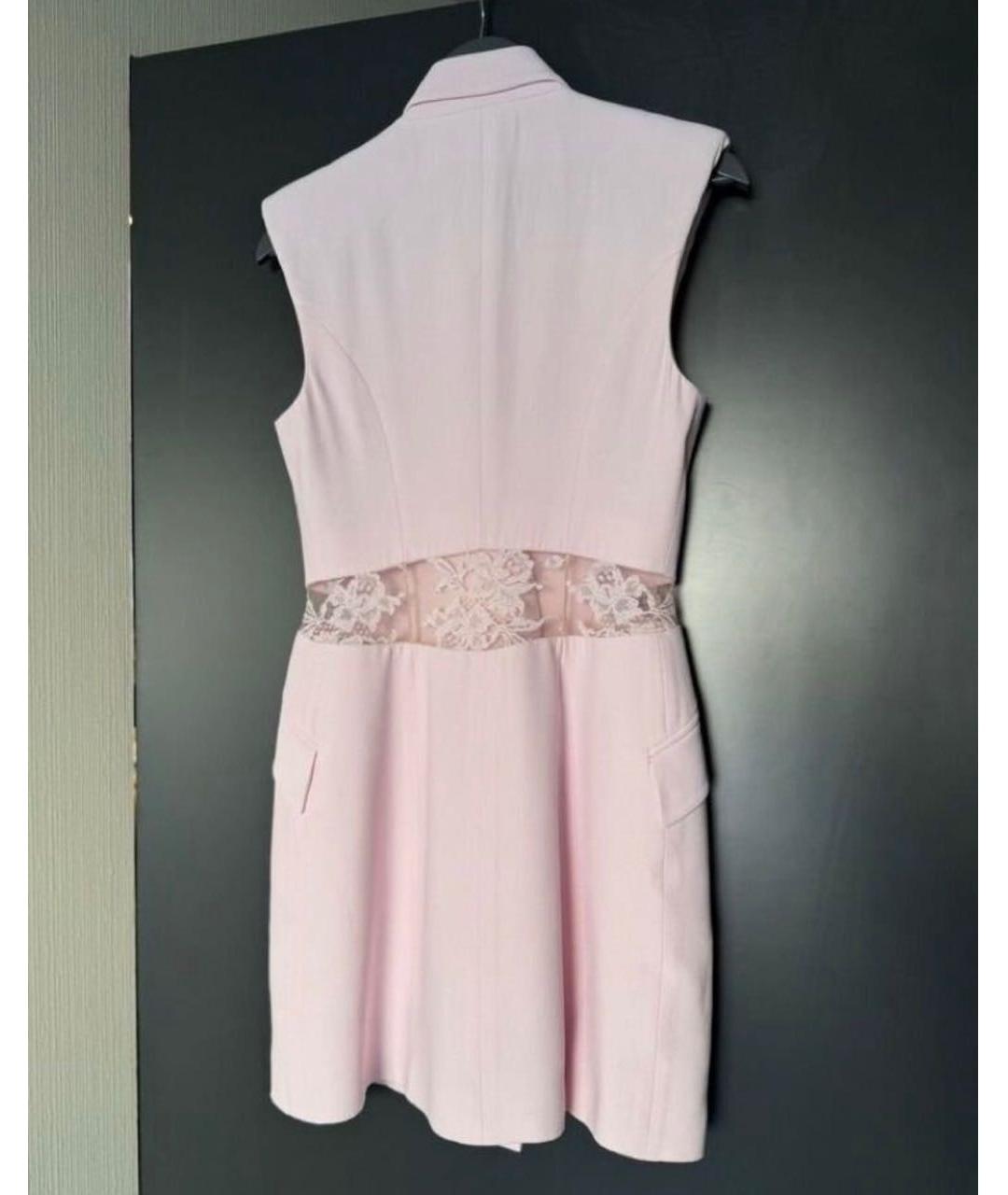 ALEXANDER MCQUEEN Розовый вискозный жилет, фото 2