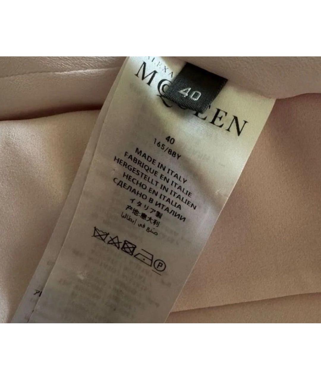 ALEXANDER MCQUEEN Розовый вискозный жилет, фото 8