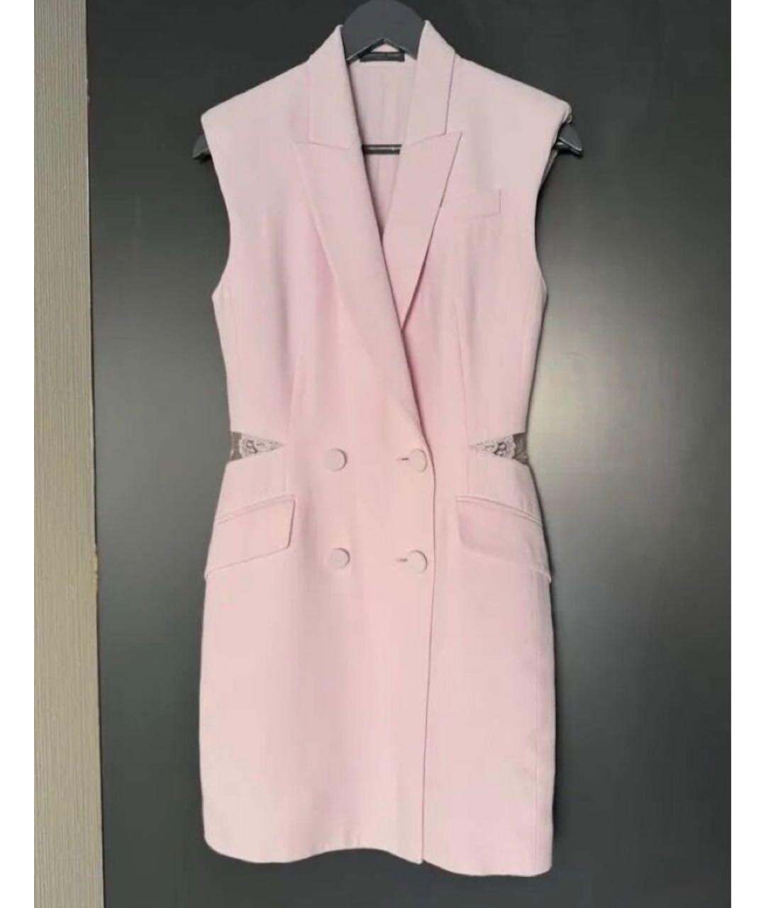 ALEXANDER MCQUEEN Розовый вискозный жилет, фото 9