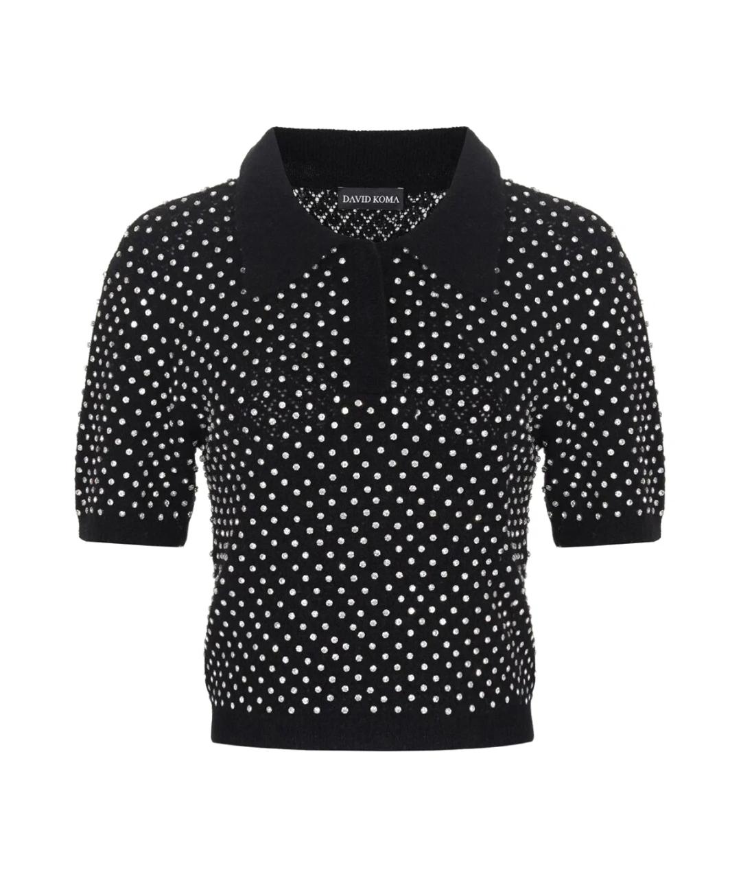 DAVID KOMA Черная футболка, фото 1