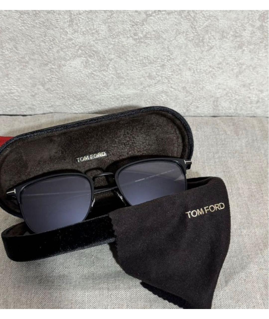 TOM FORD Черные солнцезащитные очки, фото 2