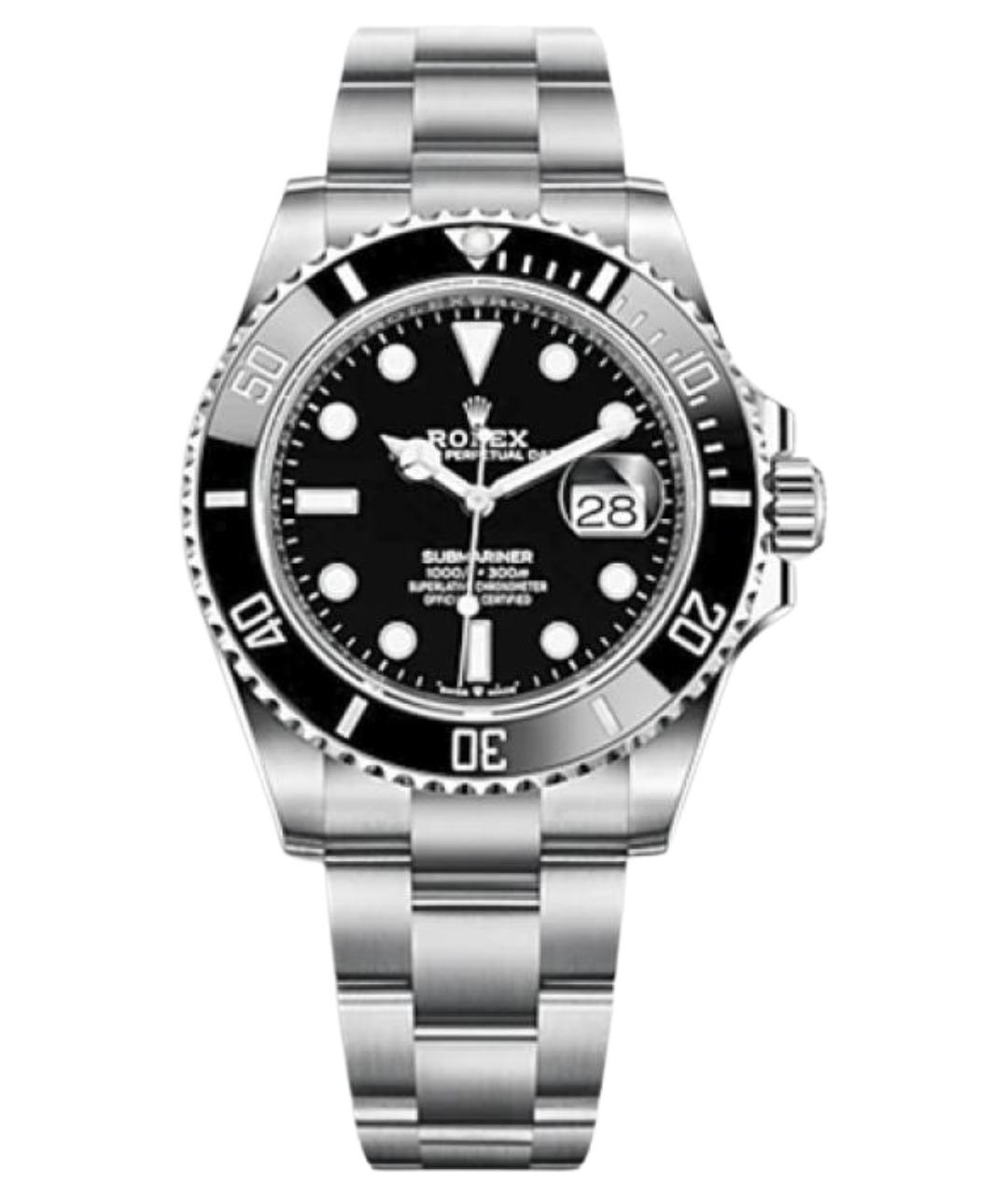 ROLEX Серебряные часы, фото 1