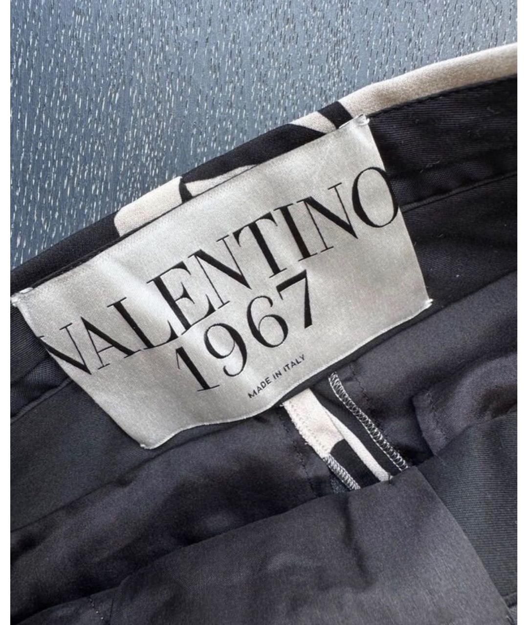 VALENTINO Мульти шелковые брюки широкие, фото 3