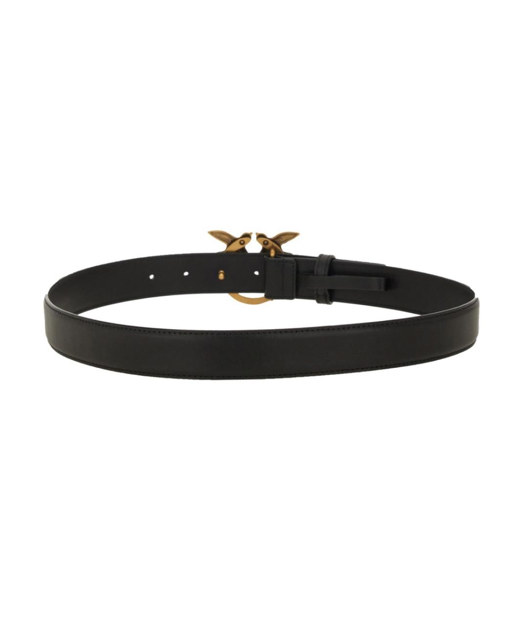 PINKO Черный кожаный ремень, фото 3