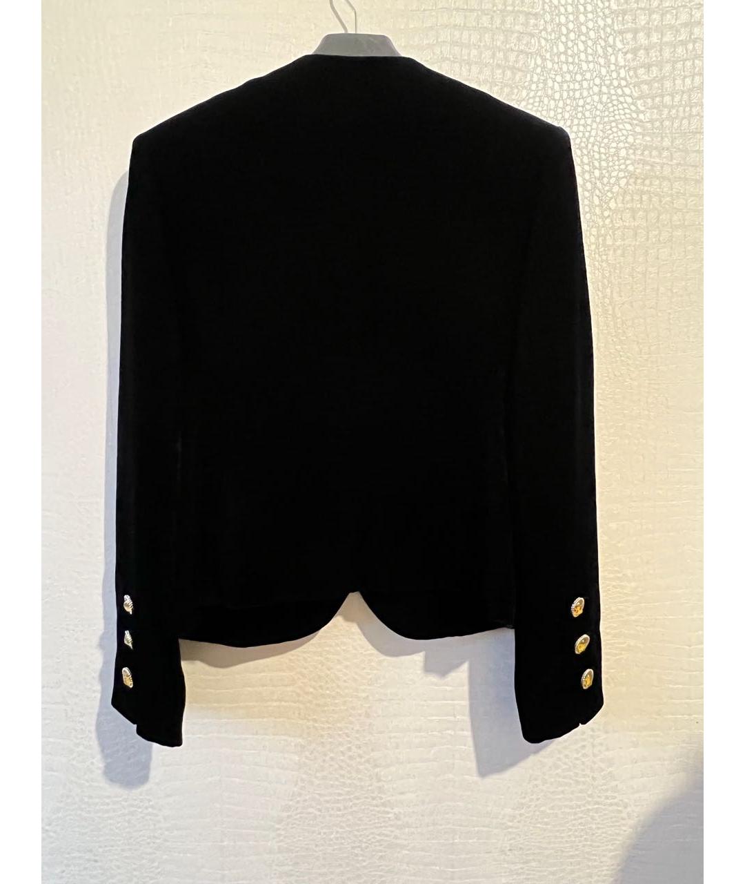 CHRISTIAN DIOR Черный вискозный жакет/пиджак, фото 2