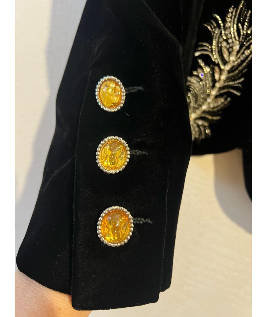 CHRISTIAN DIOR Черный вискозный жакет/пиджак, фото 6