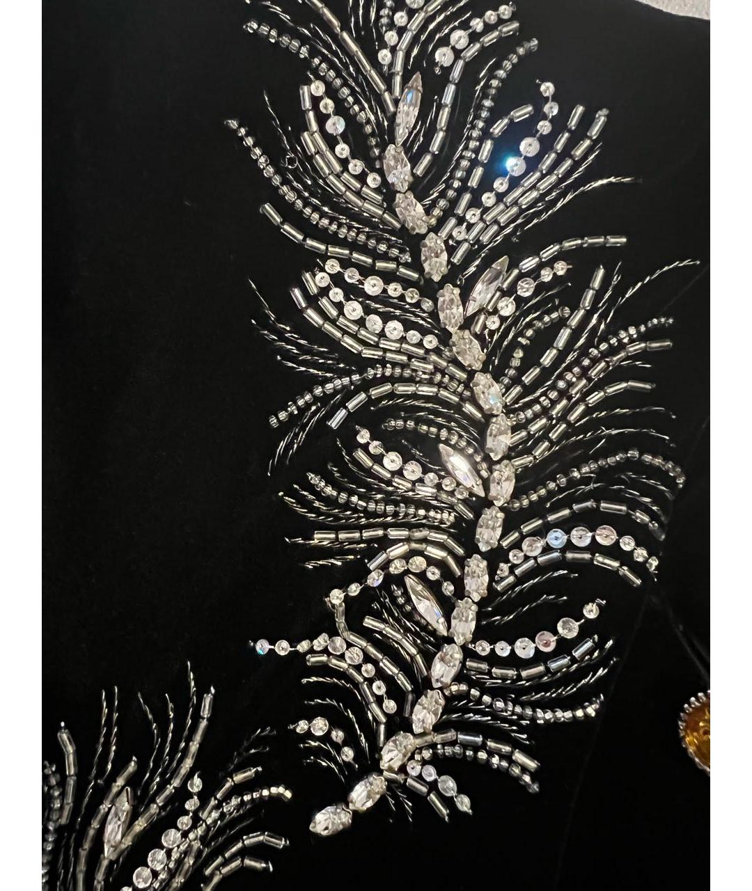 CHRISTIAN DIOR Черный вискозный жакет/пиджак, фото 5