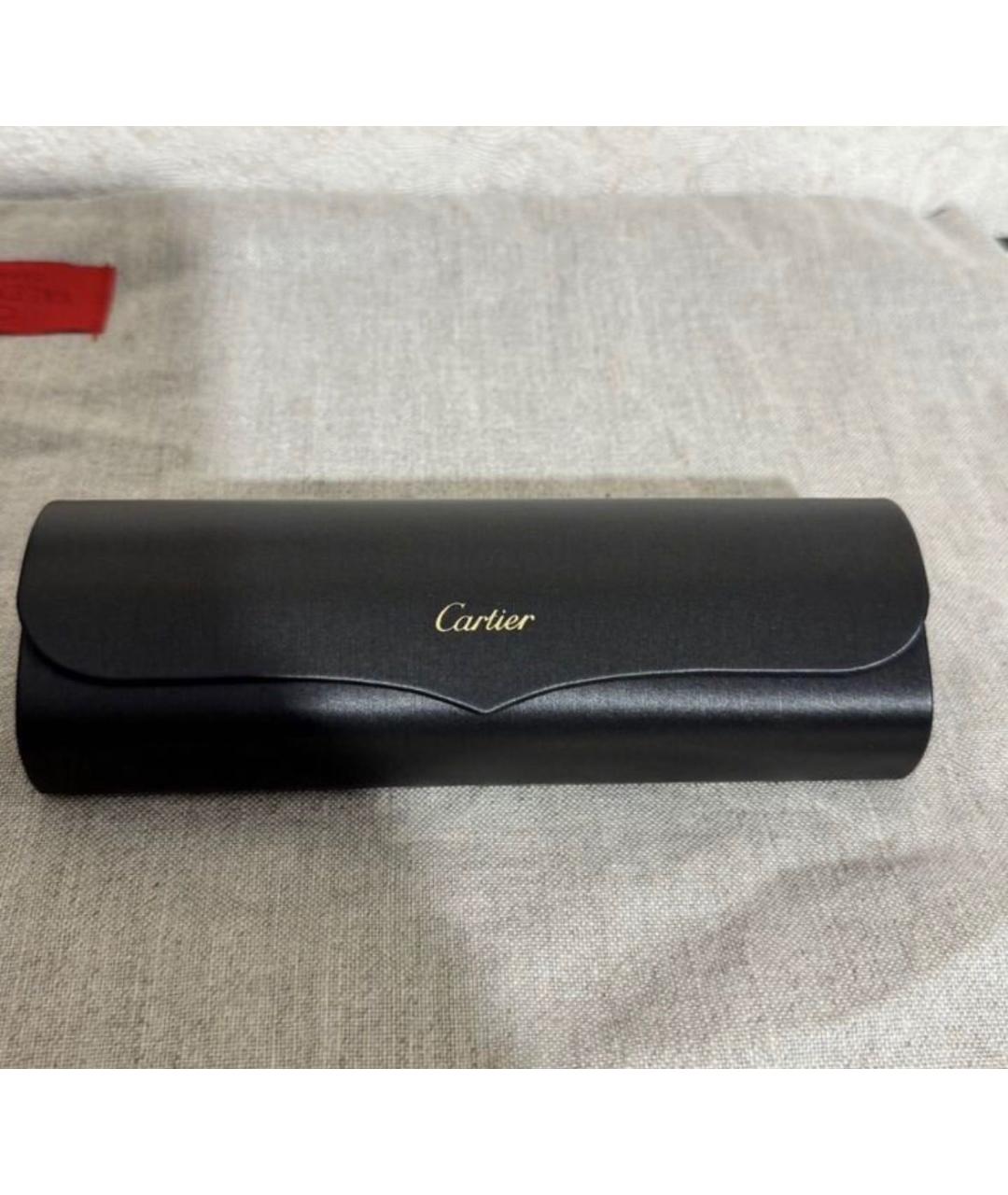 CARTIER Золотые металлические солнцезащитные очки, фото 4