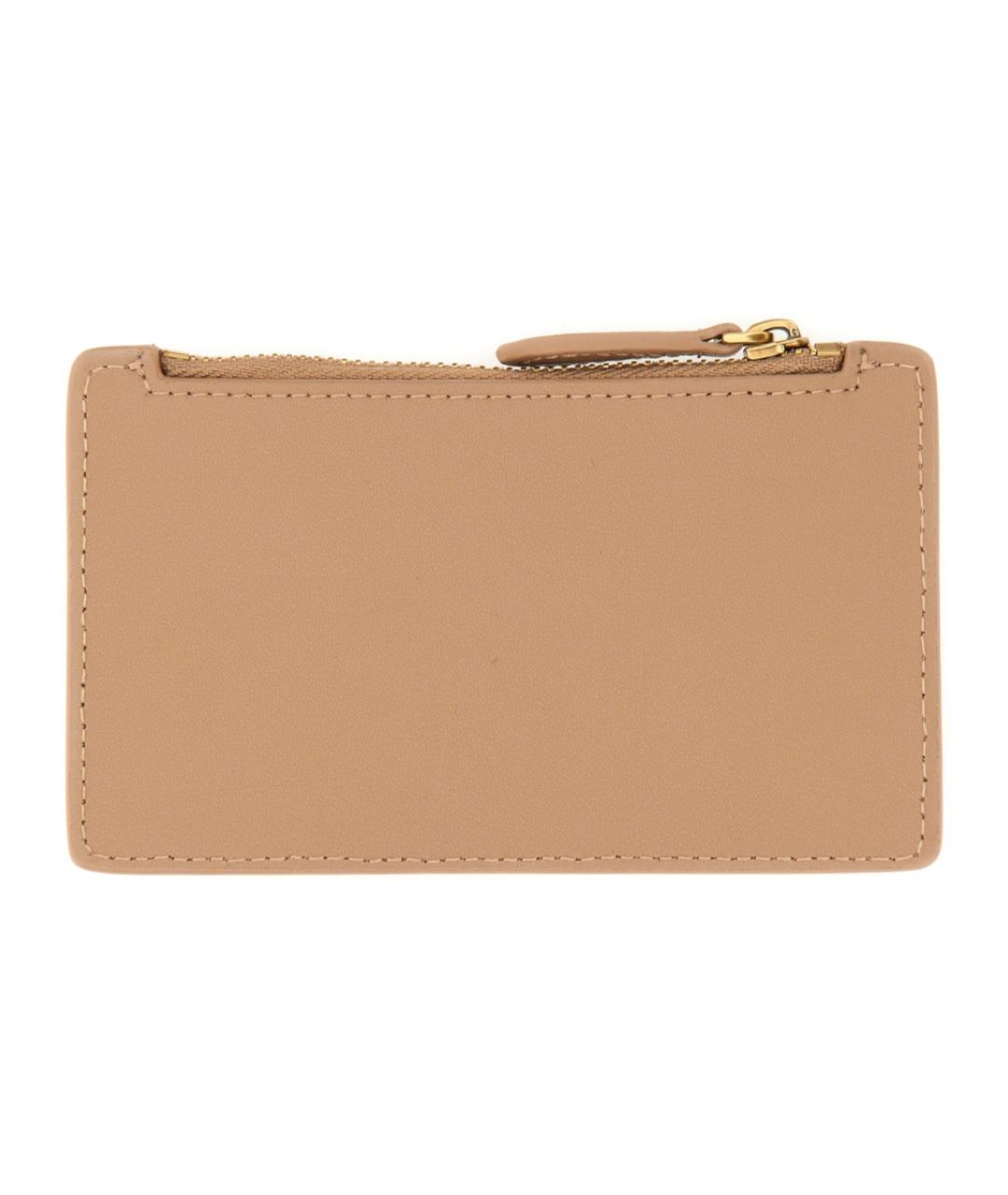 PINKO Бежевый кожаный кошелек, фото 2