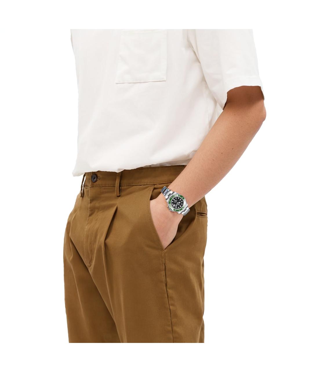 ROLEX Серебряные часы, фото 3